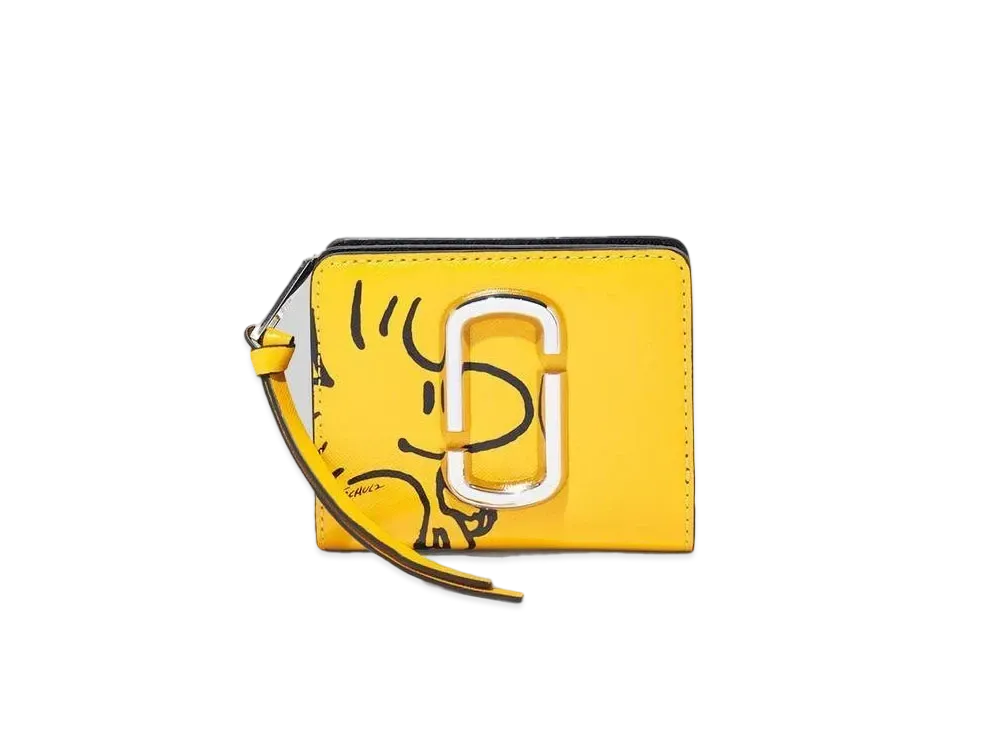 Marc Jacobs Peanuts X Marc Jacobs The Snapshot Mini Compact Wallet "Chrysanthemum Multi"