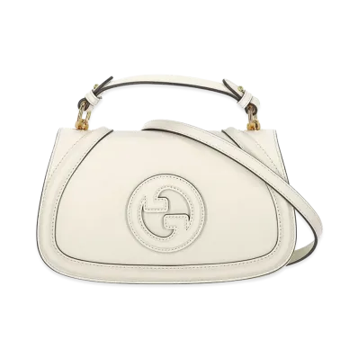 GUCCI Women's Leather Gucci Blondie Handbag "White"