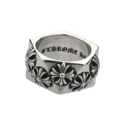 Chrome Hearts Pentagon Ring W / CH Plus "Silver"