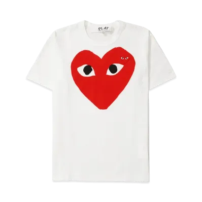 PLAY COMME des GARCONS T-Shirt AX-T026-051 "White"