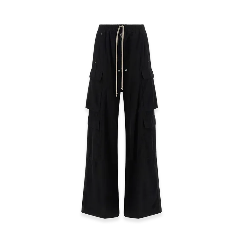 Rick Owens DRKSHDW Women's Double Cargo Jumbo Belas Pants "Black"
