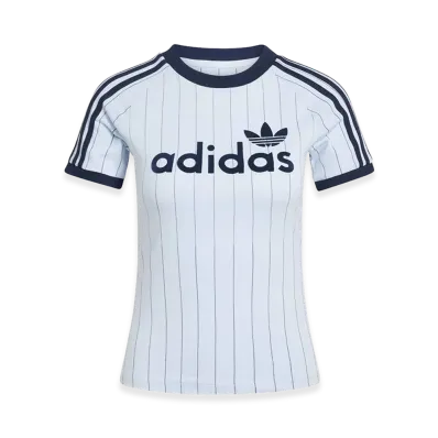 adidas Women's Linear Cali Graphic T-Shirt "Crystal Sky"