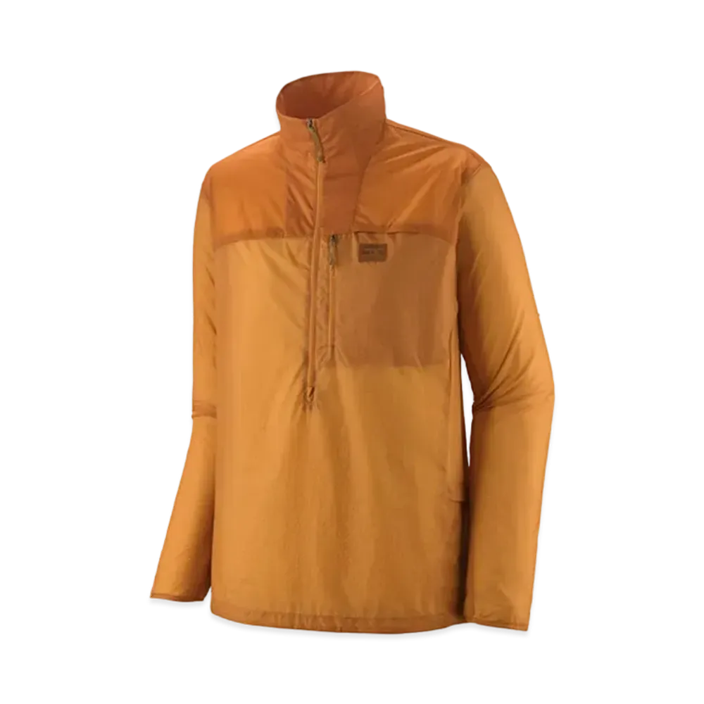 patagonia Men's Houdini Stash 1/2 Zip Pullover "Pufferfish Gold"