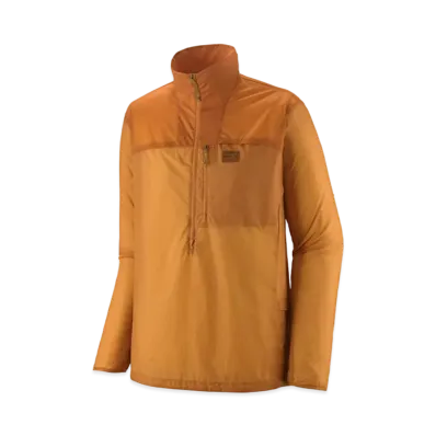 patagonia Men's Houdini Stash 1/2 Zip Pullover "Pufferfish Gold"