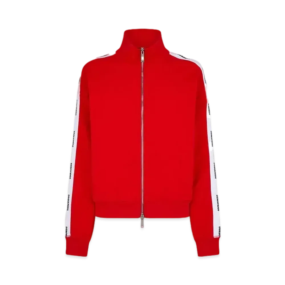 Dsquared2 Burbs Fit Zip Sweatshirt "Red"