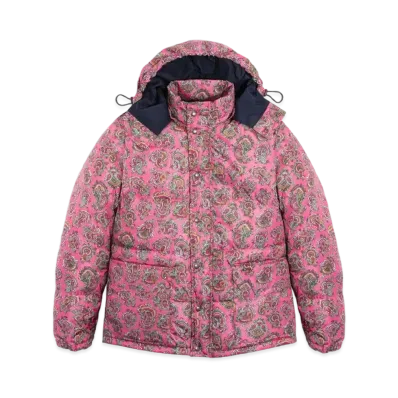 Noah Paisley Cashball Puffer Jacket "Pink"
