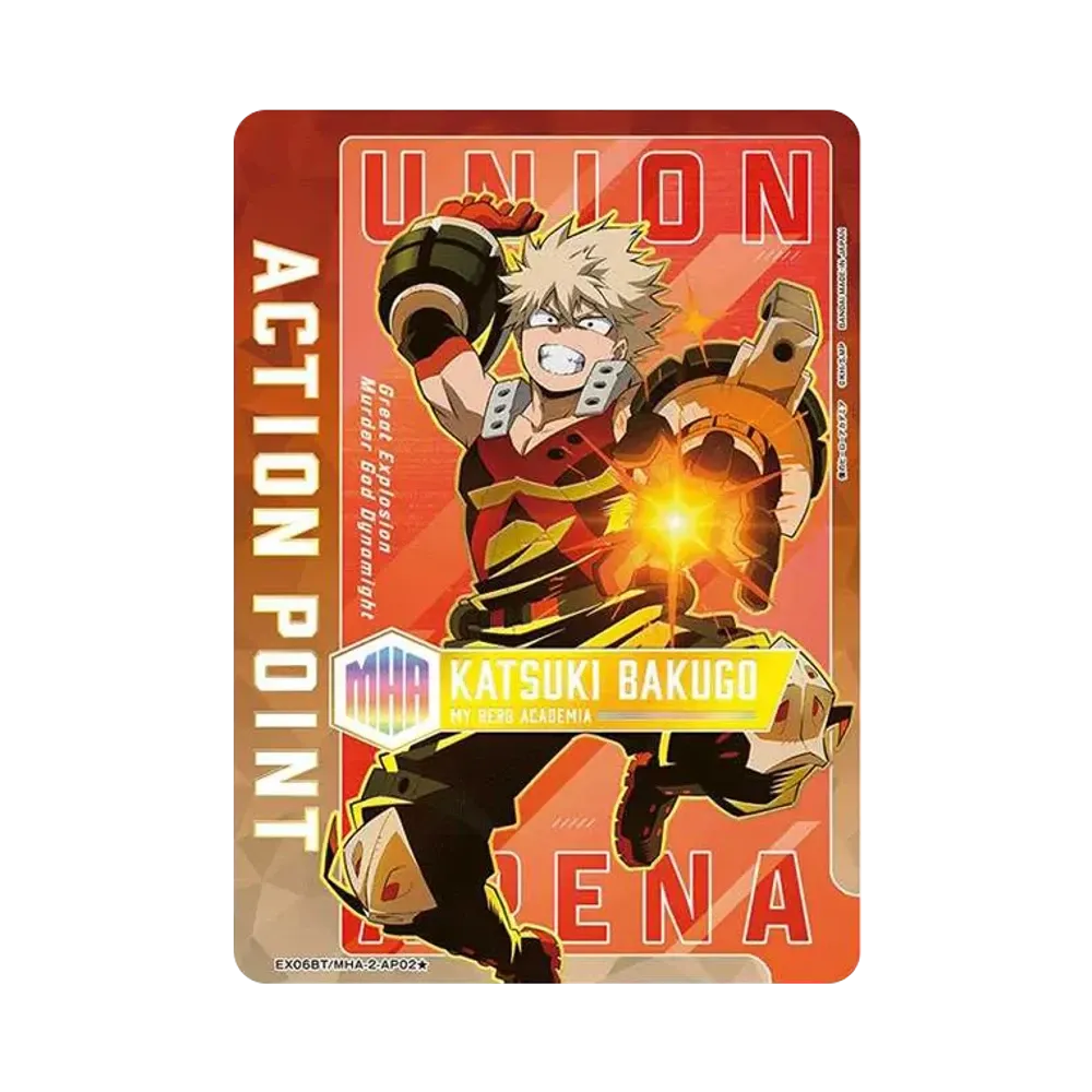 アクションポイントカード (爆豪 勝己) ★ [EX06BT-MHA-2-AP03](ブースターパック「僕のヒーローアカデミア Vol.2」)