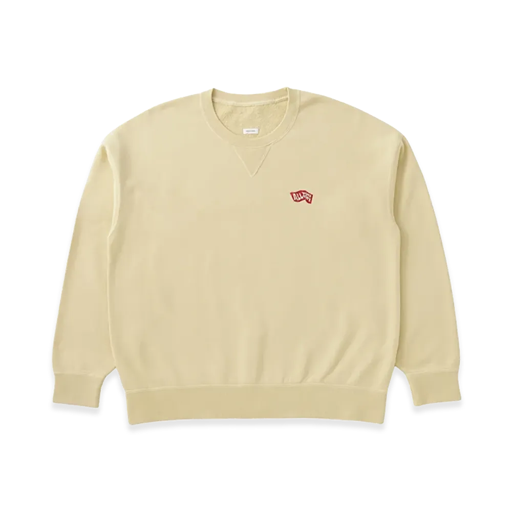 visvim Jumbo SB Sweat L/S DMGD "Beige"