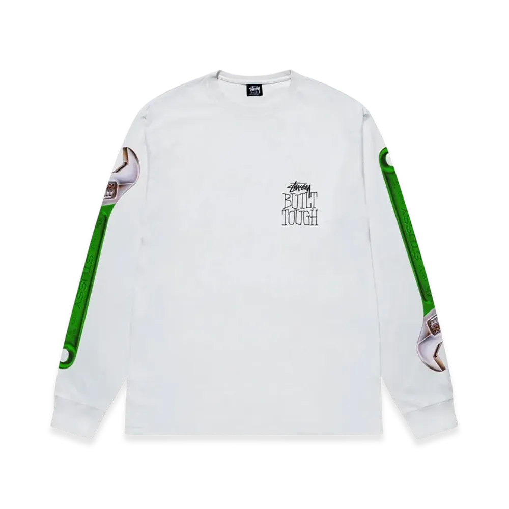 Stussy Wrench LS Tee "White"