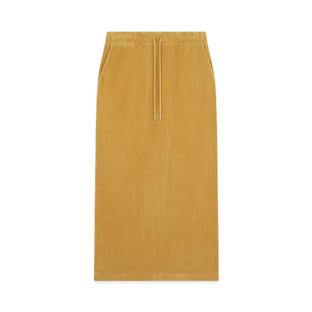 Maison Kitsune Corduroy Long Skirt "Chino Beige"