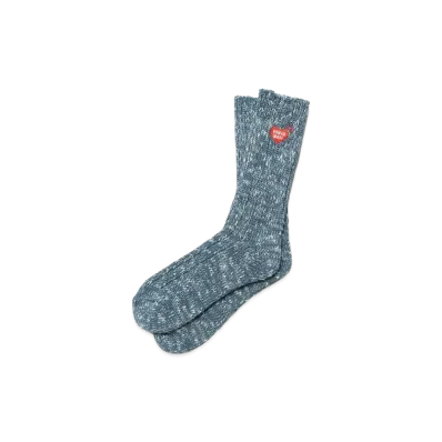 HUMAN MADE LOW GAUGE RIB SOCKS "Blue"