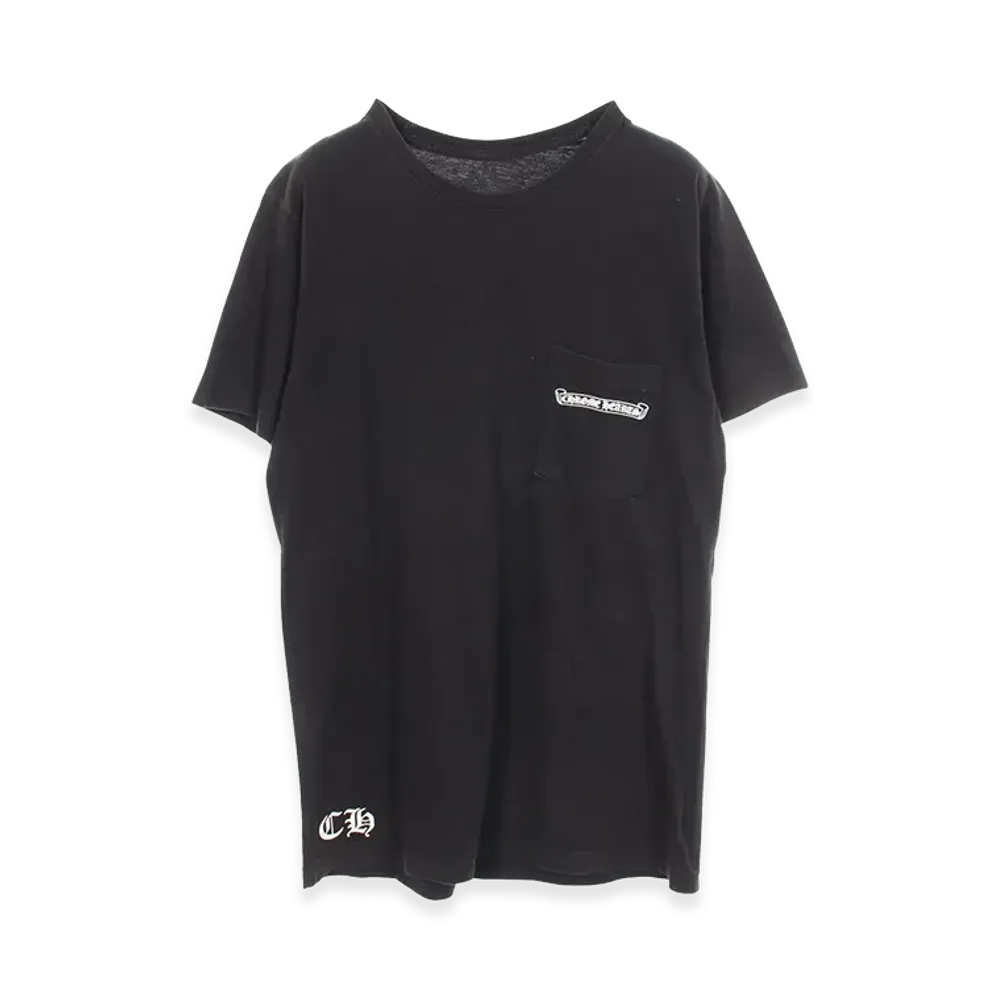 Chrome Hearts Scroll Label Pocket T-Shirt "Black"