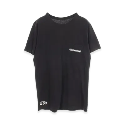 Chrome Hearts Scroll Label Pocket T-Shirt "Black"