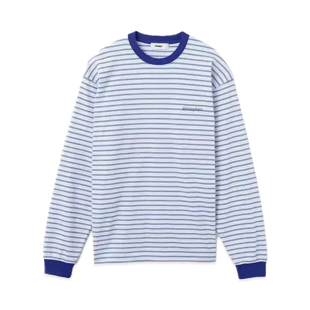 atmos Border Long T-shirt "Blue"
