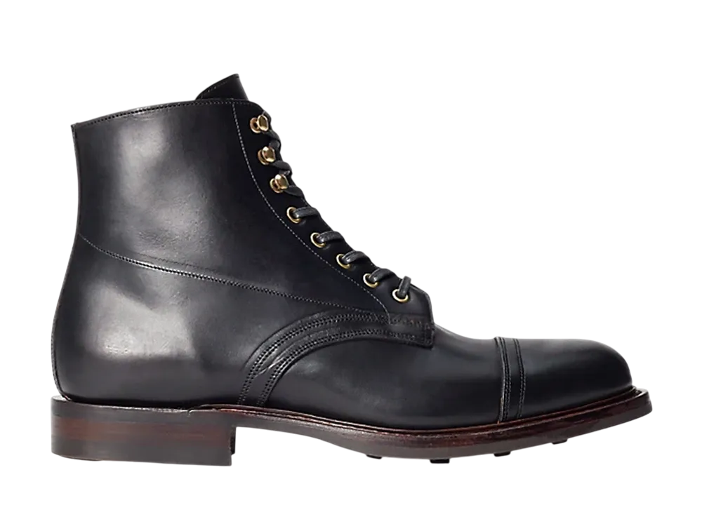 RRL Ralph Lauren Leather Boot "Black"