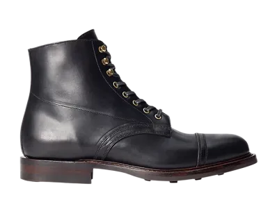 RRL Ralph Lauren Leather Boot "Black"