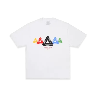 PALACE JAMSIL Seoul 3 World Tri T-Shirt "White"