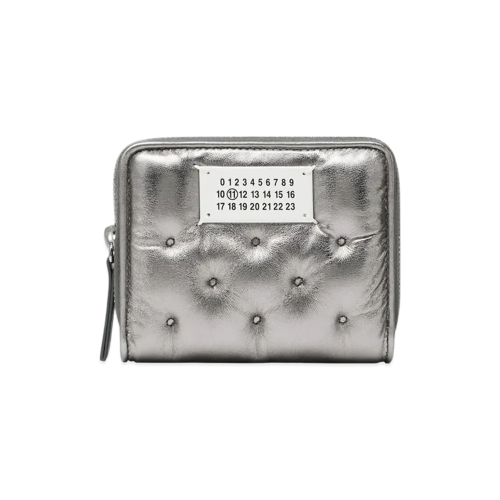 Maison Margiela Glam Slam Embroidered Wallet Small "Metallic Gray"