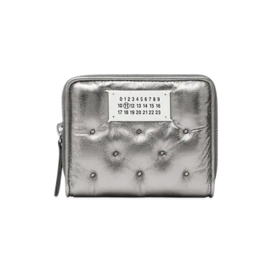 Maison Margiela Glam Slam Embroidered Wallet Small "Metallic Gray"