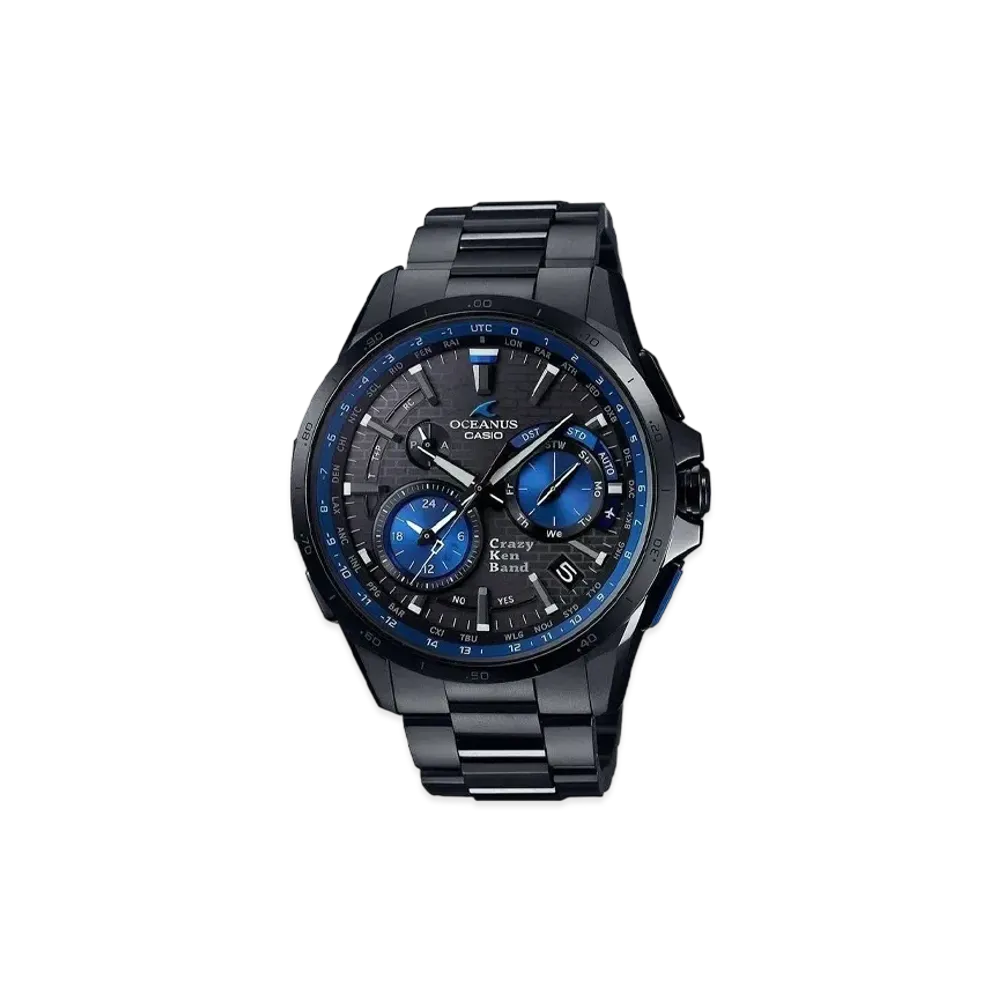 Casio x CRAZY KEN BAND OCEANUS GPS Solar OCW-G1000CK-1AJR Limited to 500 "Black"