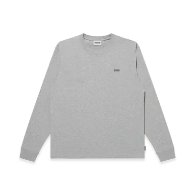 Mercedes Anchor inc. Bold Logo Small Patched L/S Tee "Heather Gray"