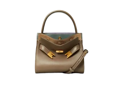 Tory Burch Lee Radziwill Petite Double Bag "Clam Shell"