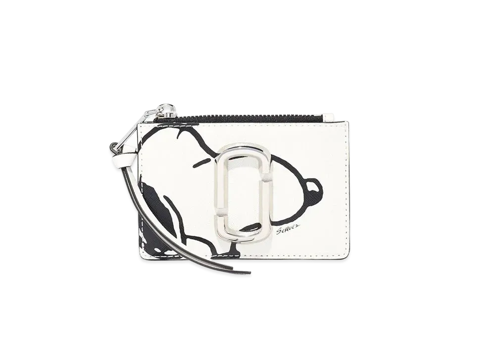 Marc Jacobs Peanuts X Marc Jacobs The Snapshot Top Zip Multi Wallet "Cotton Multi"