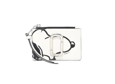 Marc Jacobs Peanuts X Marc Jacobs The Snapshot Top Zip Multi Wallet "Cotton Multi"