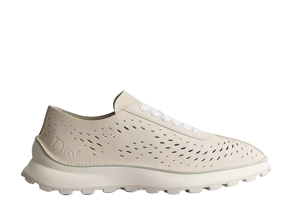 Dior Squash Sneaker Suede Calfskin "Cream"