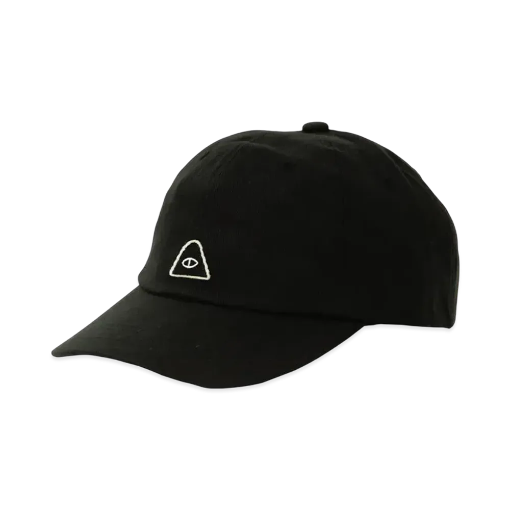 POLeR Cotton Twill Patch Baseball Cap "Black"