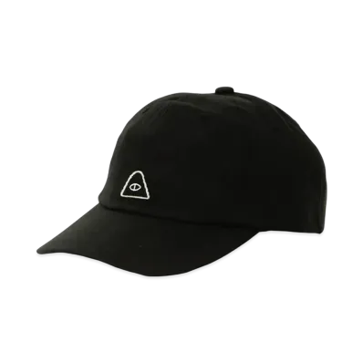 POLeR Cotton Twill Patch Baseball Cap "Black"