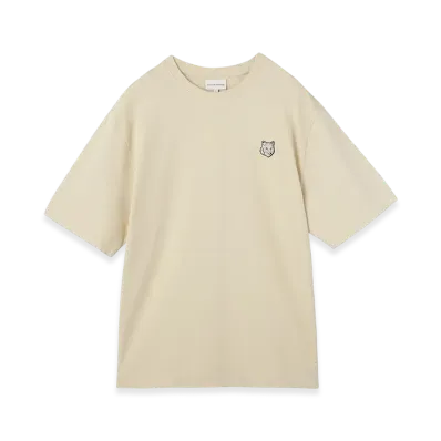 Maison Kitsune Bold Fox Head Patch Oversized T-Shirt "Paper"