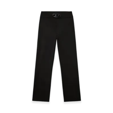 Diesel P-Ersy High-Waisted Wool Twill Pants "Black"