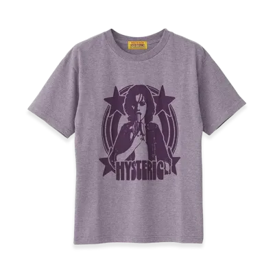 HYSTERIC GLAMOUR Women's Banana Girl T-Shirt "Purple"