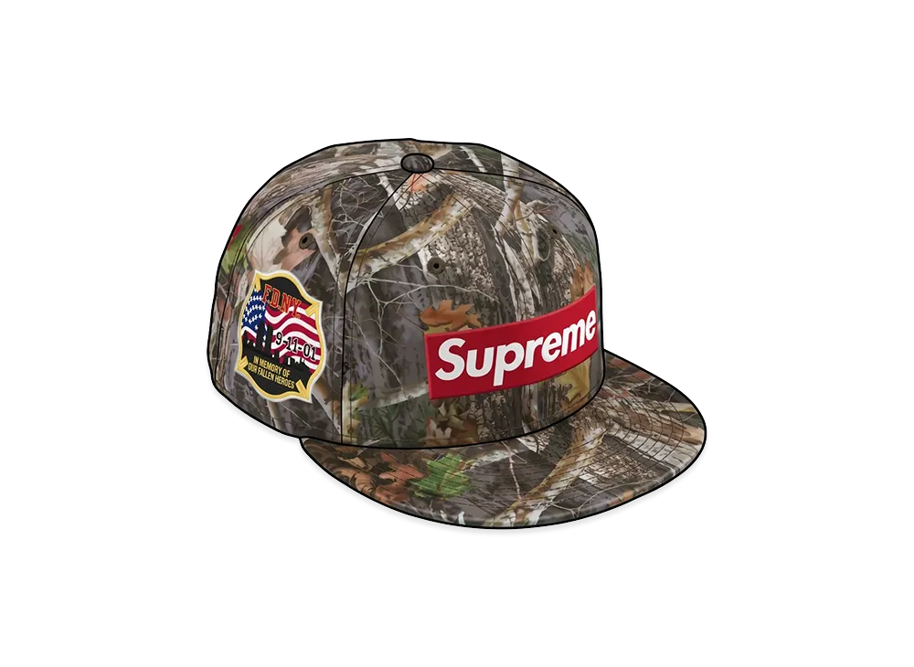 Supreme x FDNY Box Logo New Era "TrueTimber Kanati Camo"