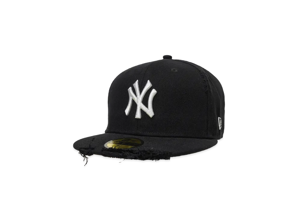NEW ERA 59Fifty MLB Damaged Cap New York Yankees "Black"