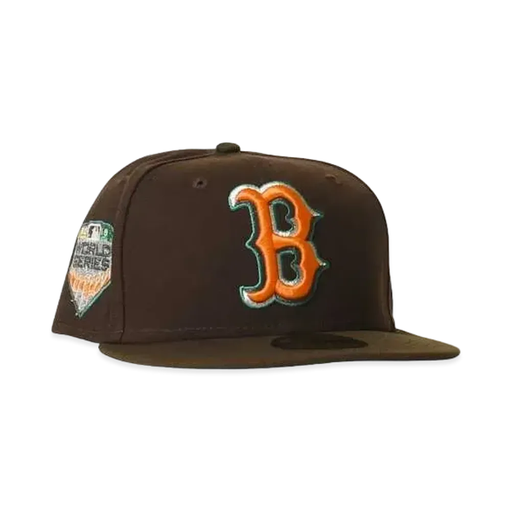 NEW ERA Boston Red Sox 2018 world series "BROWN"