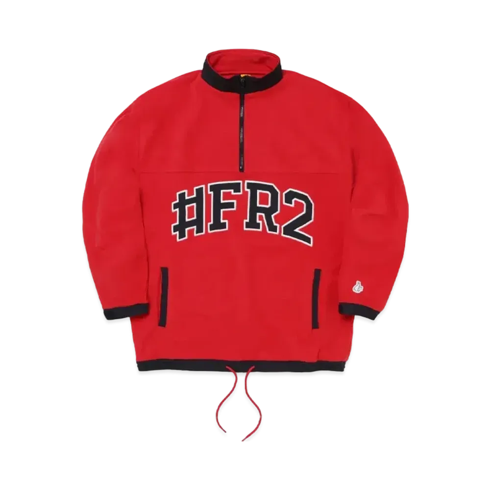 FR2 Fleece half zip Top "Red"