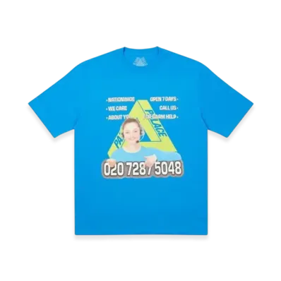 PALACE Bell Man T-Shirt "Blue"