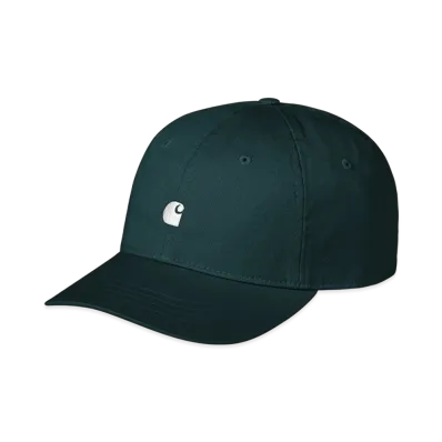 Carhartt WIP Madison Logo Cap "Deep Lagoon/White"