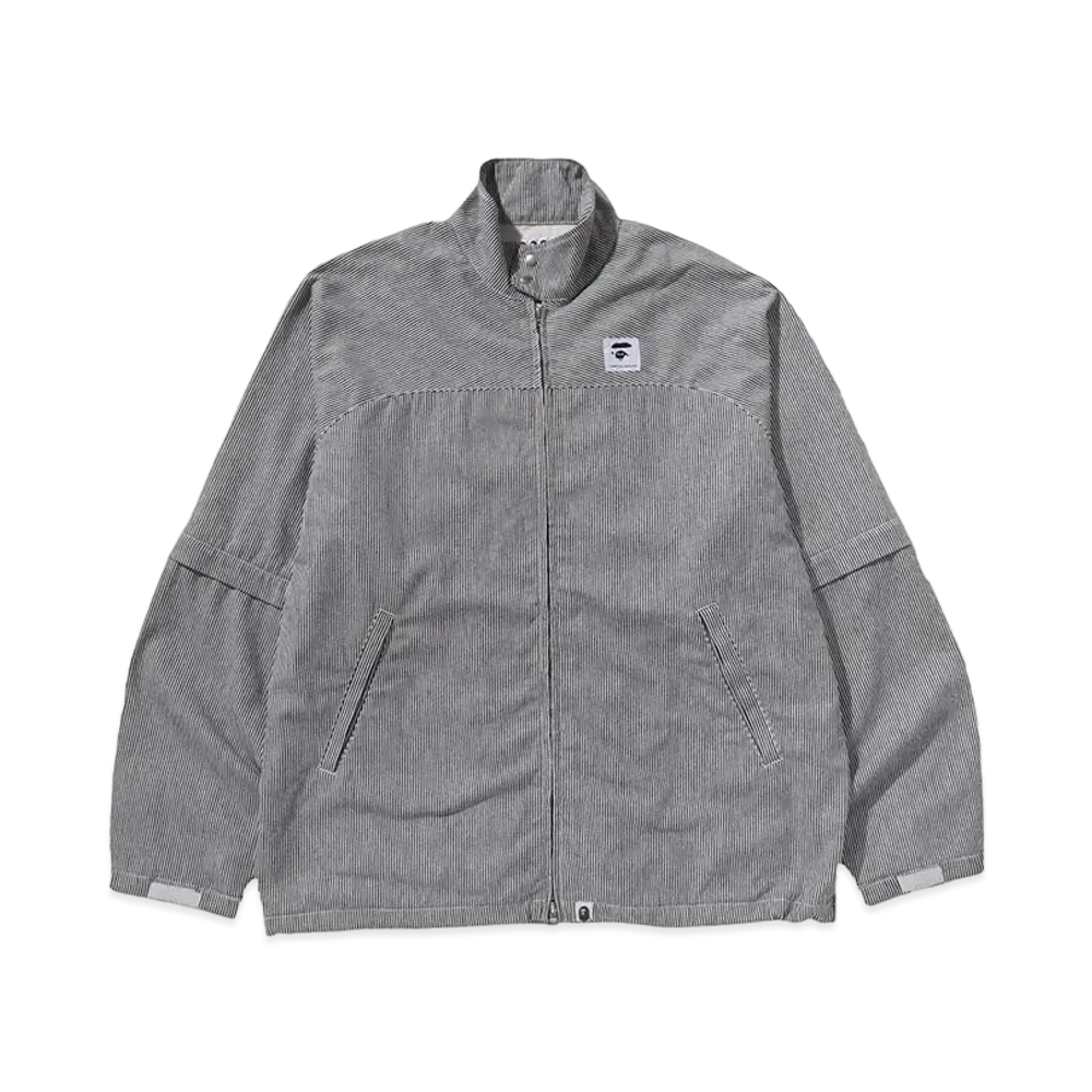A BATHING APE x COMME des GARÇONS Hickory Rain Jacket "Navy"