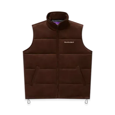 BlackEyePatch OE Logo Corduroy Puffer Vest "Brown"