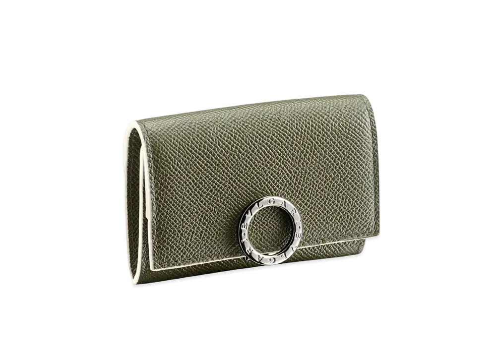 BVLGARI Clip Coin Purse "Green"