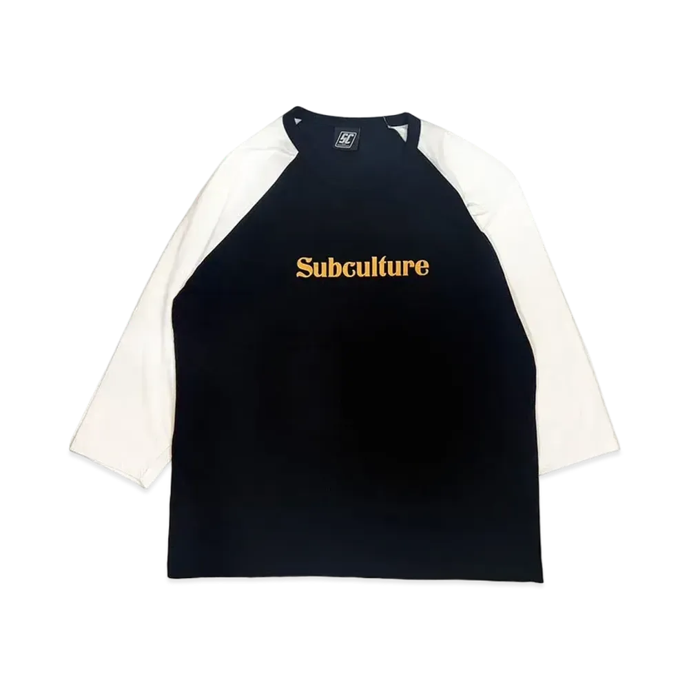 SubCulture Skull&Snake Raglanlongsleeve T-Shirt "Black/White"