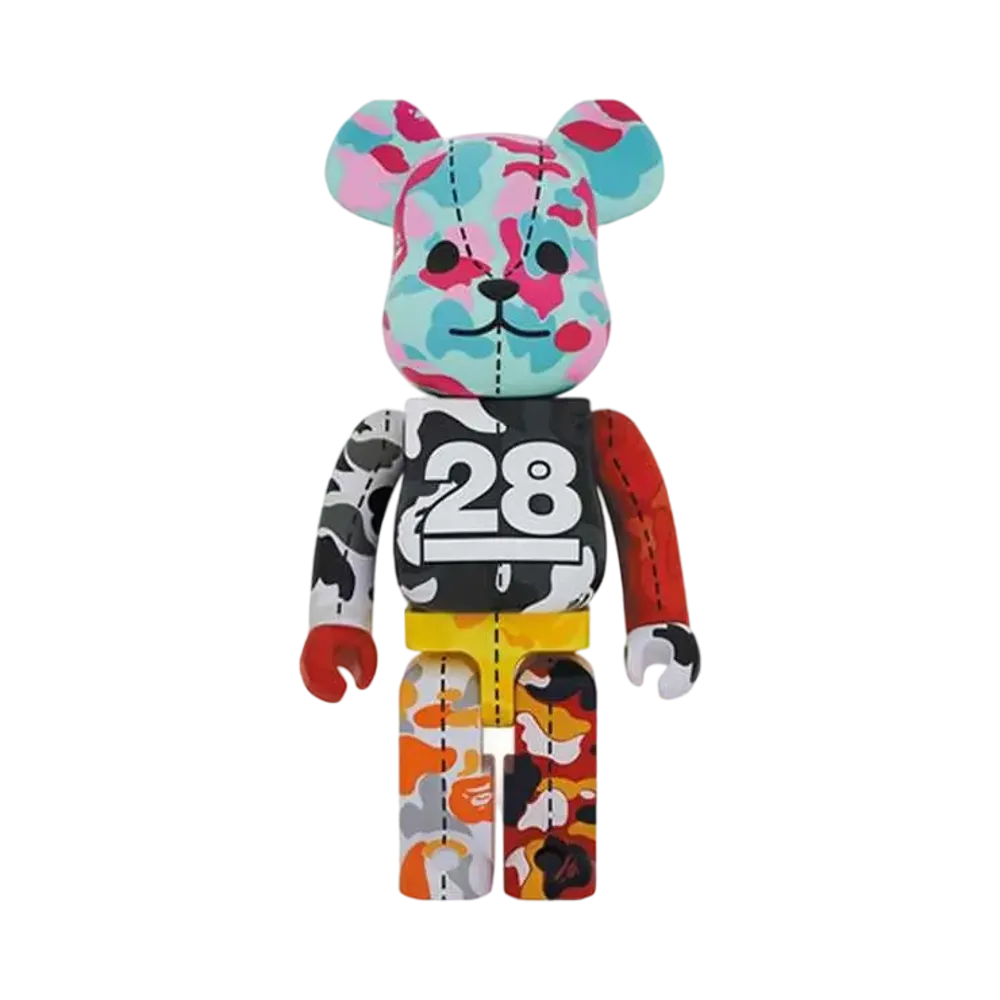 Bearbrick BAPE® CAMO 28TH ANNIVERSARY MULTI 1000% #3
