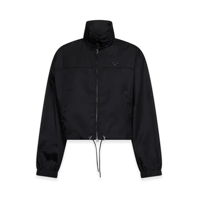 PRADA Women's Re-Nylon Cropped Jacket "Black"