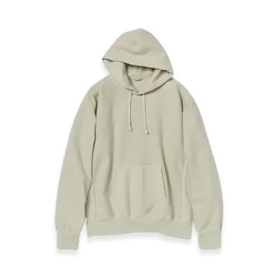 AURALEE Super Milled Sweat P/O Parka "Light Khaki"