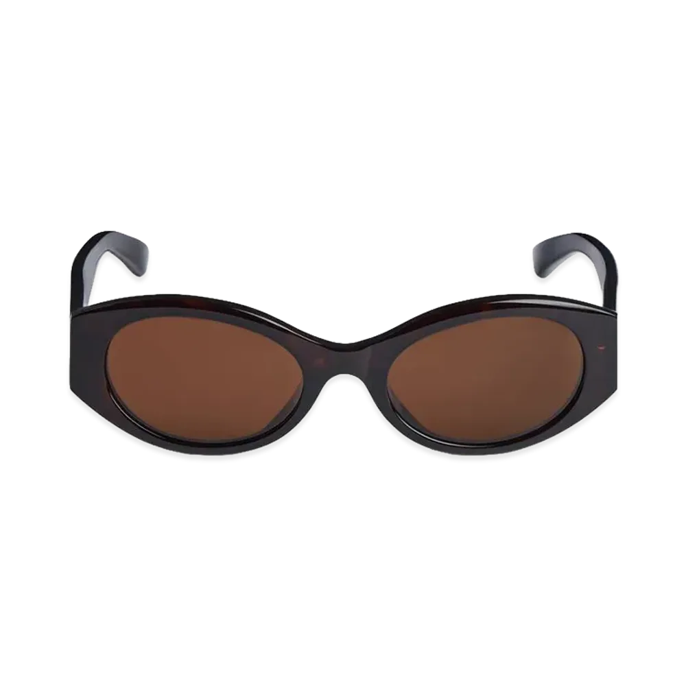 BALENCIAGA Women's Nano Round AF Sunglasses "Dark Havana"