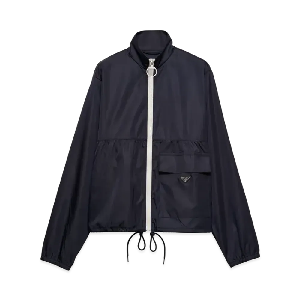 PRADA Women's Re-Nylon Blouson Jacket "Navy"