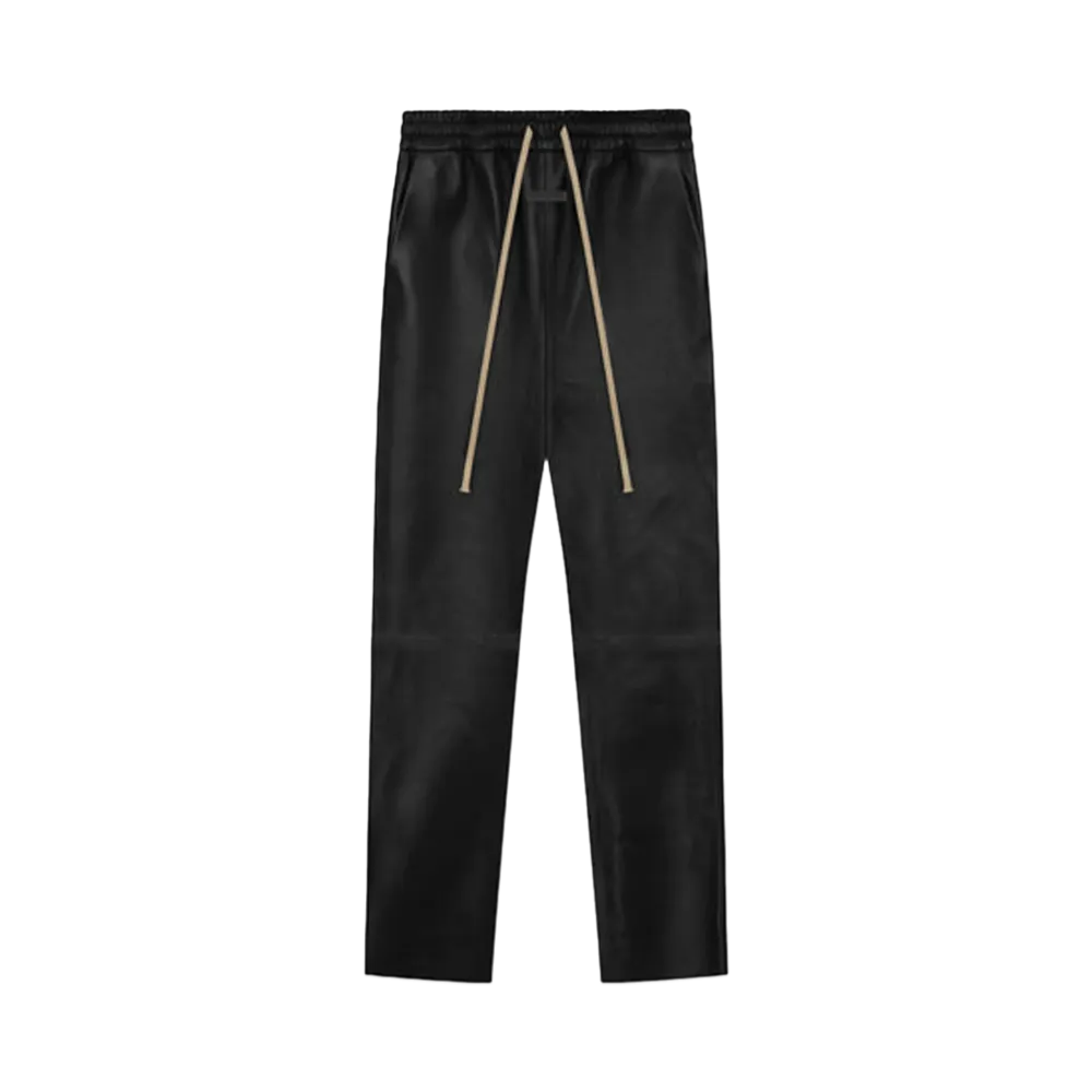 FEAR OF GOD Bonded Leather Forum Pants "Black"